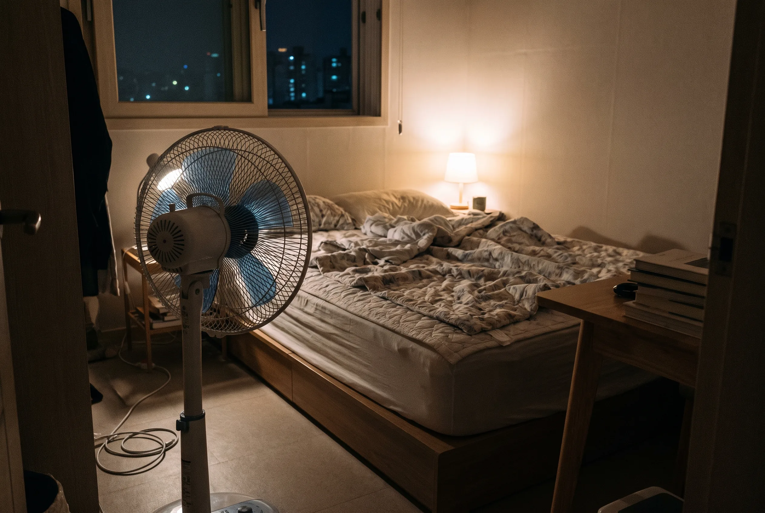 선풍기가 멈추던 밤